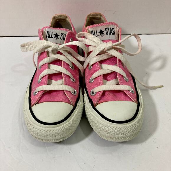 Converse Chuck Taylor All Star sneakers Low Top Pink canvas athletic shoes - Picture 4 of 8